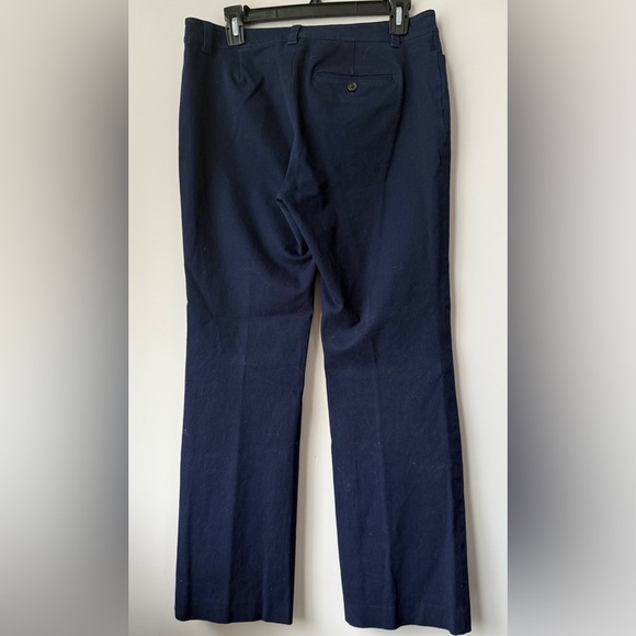 Lauren Ralph Lauren Adelle Navy Pants | Bootcut Stretch | Women's Size 8 - Picture 3 of 6